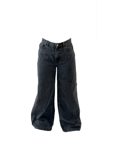 شلوار جین فول بگ ذغالی