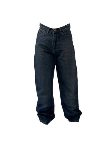 شلوار بگ شست کثیف تیره